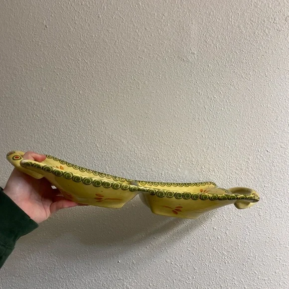 Two Sided Ceramic Rooster Dish - Picture 6 of 8